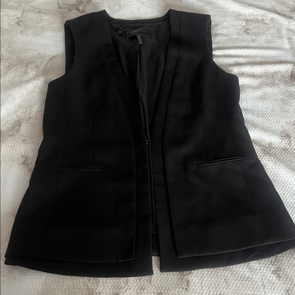BCBGMaxAzria Eddie Black Vest - Picture 4 of 10